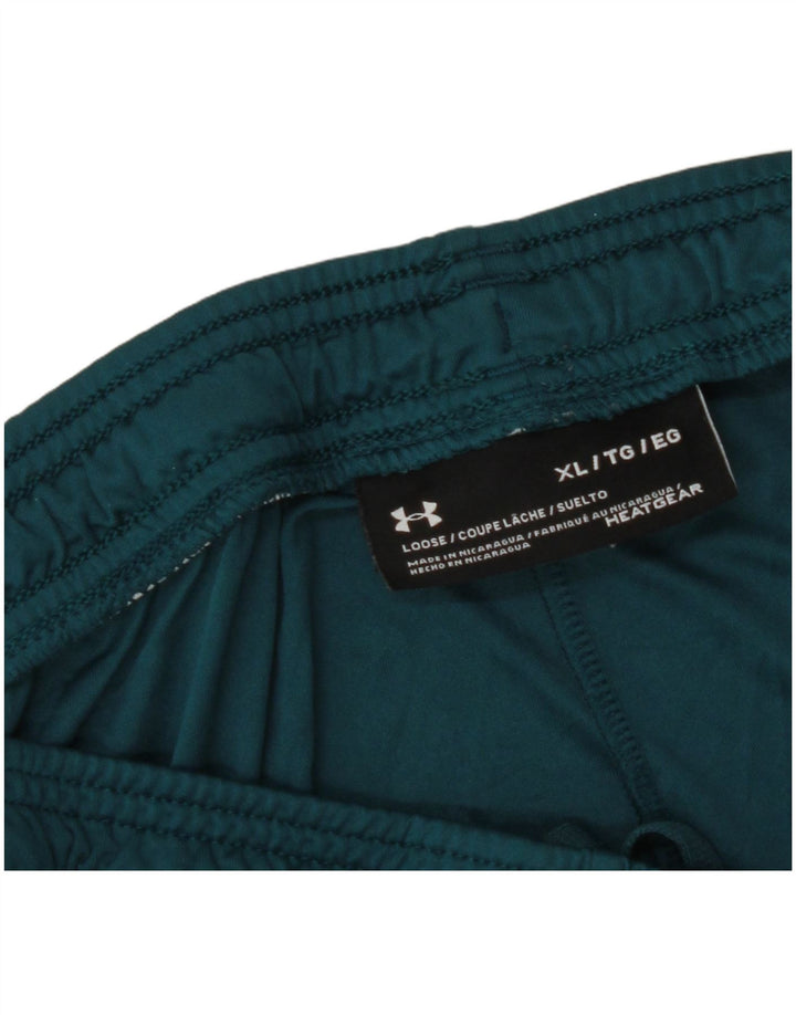 UNDER ARMOUR Mens Heat Gear Graphic Sport Shorts XL  Blue