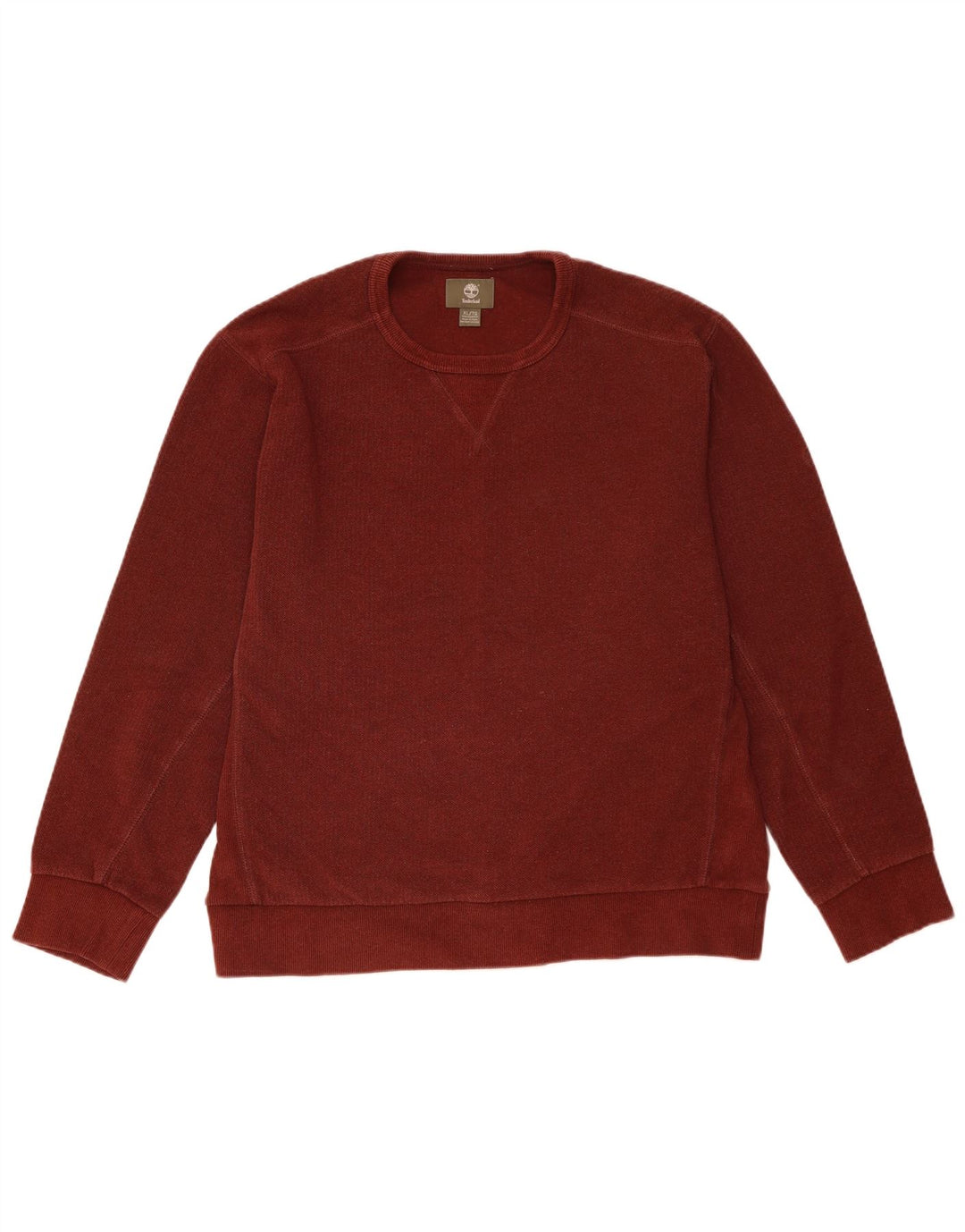 TIMBERLAND Mens Regular Fit Sweatshirt Jumper XL Red Cotton