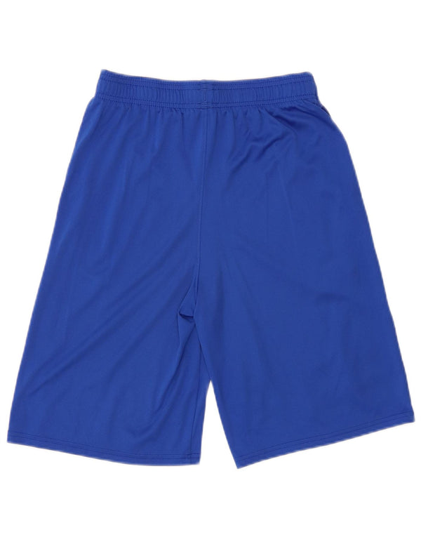 Under Armour Boys Heat Gear Graphic Sport Shorts 11-12 Years Large Blue