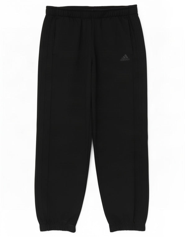 Adidas Mens Climalite Tracksuit Trousers Joggers Large Black Polyester