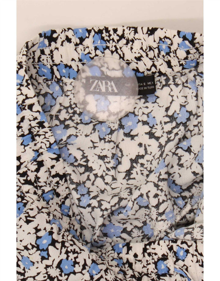 Zara Womens Hot Pants Small W26 Multicoloured Floral Viscose