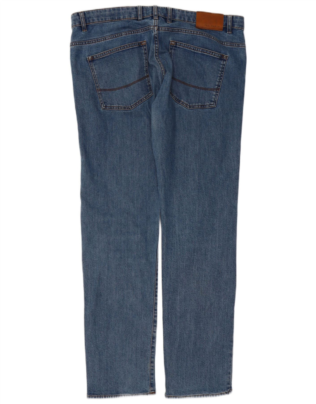 TED BAKER Mens Straight Jeans W38 L32 Blue Cotton