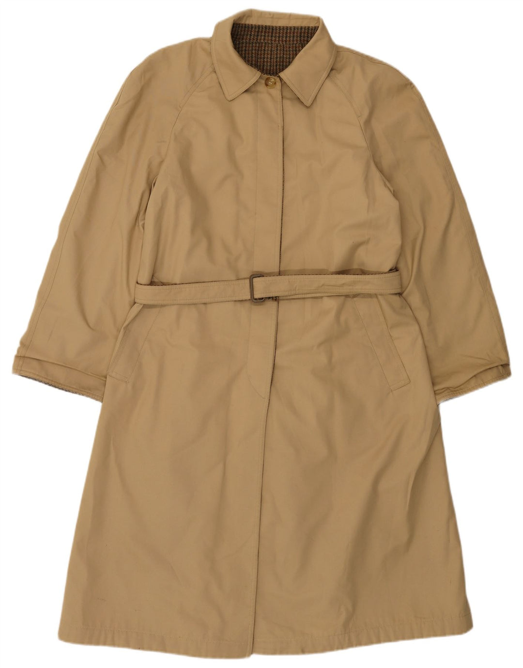 BALLARINI Womens Reversible Overcoat IT 46 Large Beige