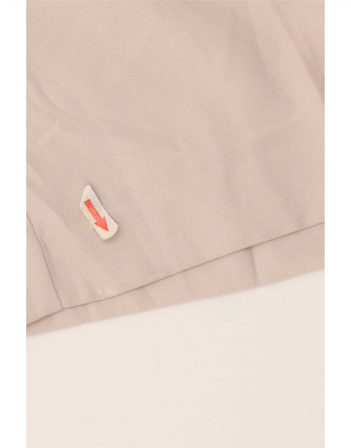 Marks & Spencer Womens Chino Shorts UK 12 Medium W30 Beige Polyester