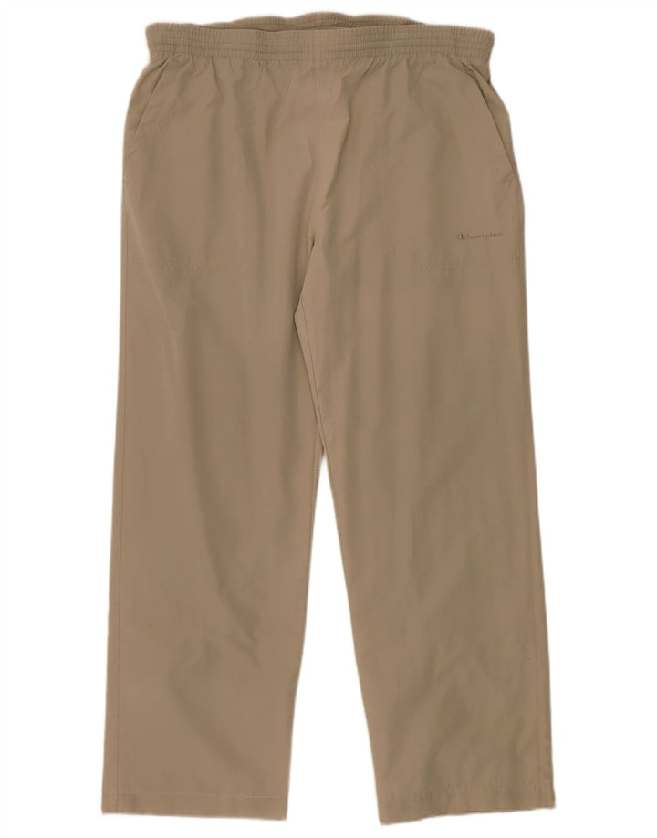 Champion Mens Tracksuit Trousers XL  Beige Polyester