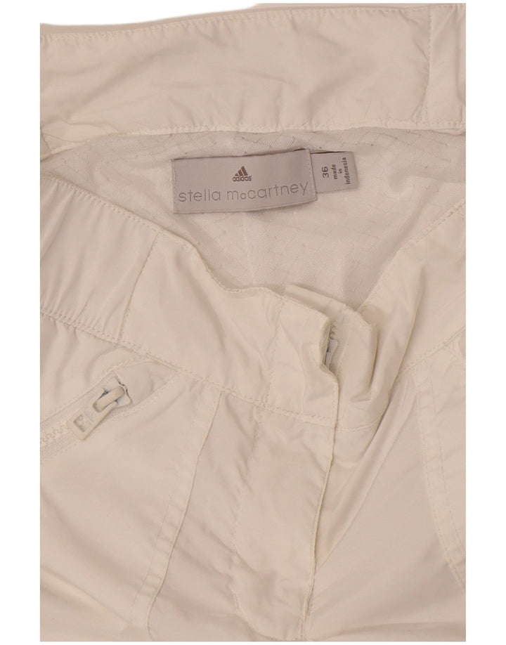 Adidas Womens Waterproof Trousers EU 36 Small W28 L32 White
