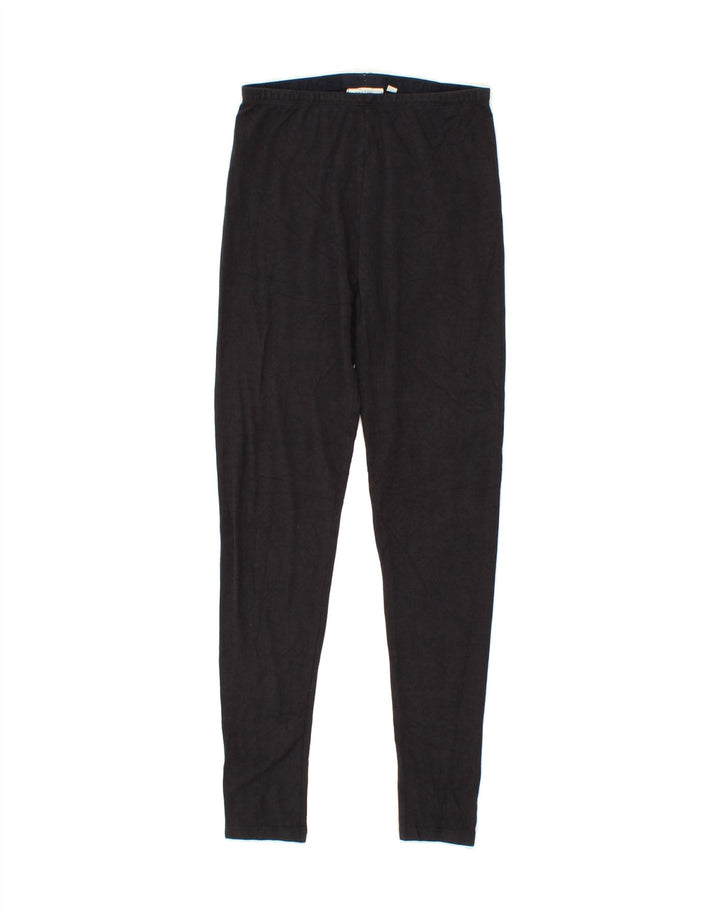 FAT FACE Womens Leggings UK 8 Small Black Vintage Fat Face and Second-Hand Fat Face from Messina Hembry 
