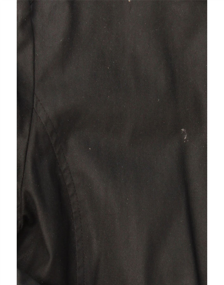 TOGGI Womens Overcoat UK 10 Small Black Cotton