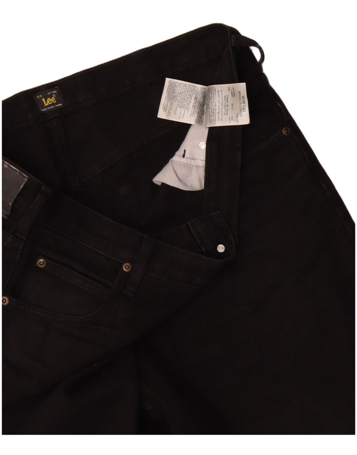 Lee Mens Brooklyn Comfort Straight Jeans W36 L30 Black Cotton