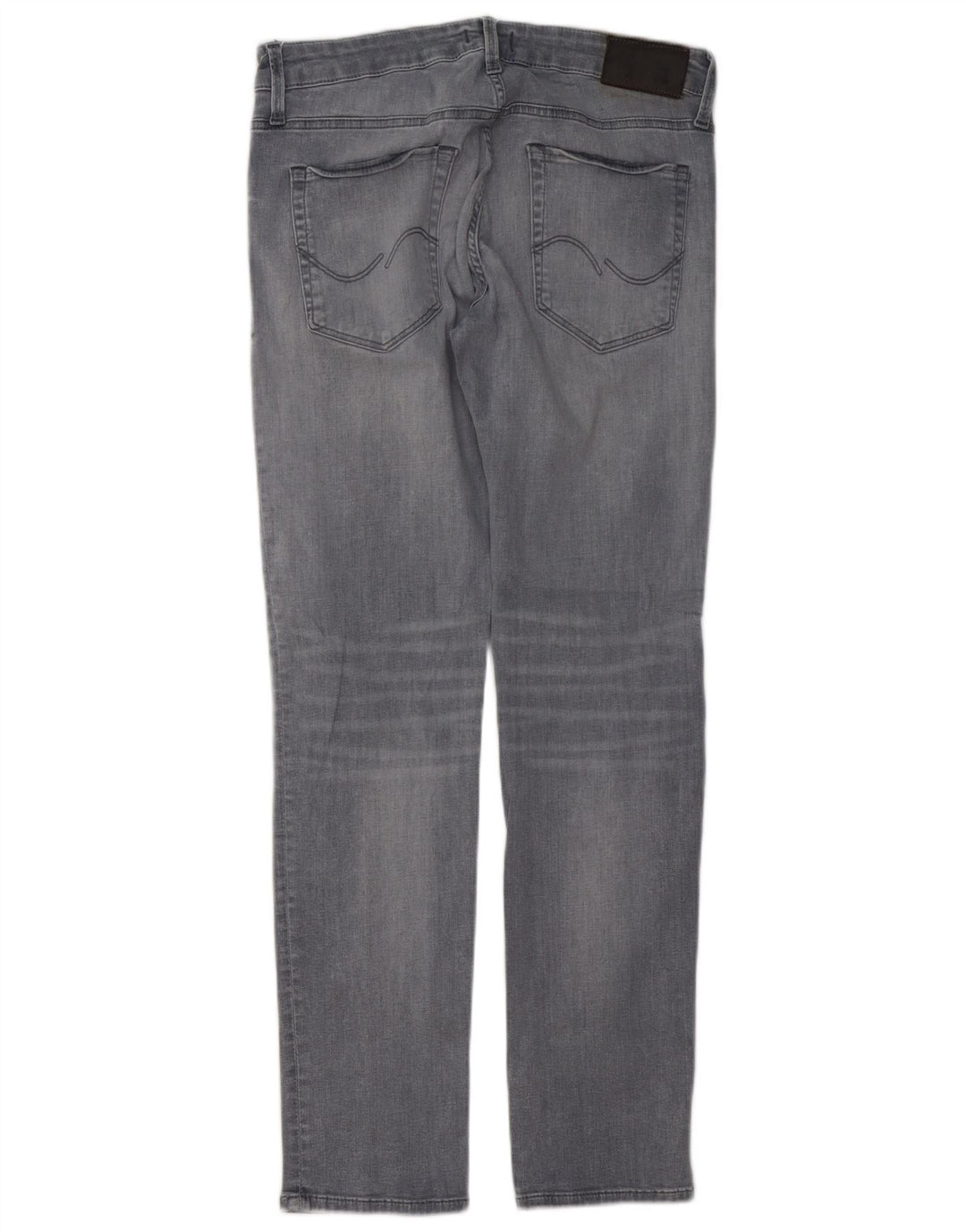 Jack & Jones Mens Slim Jeans W32 L30 Grey Cotton