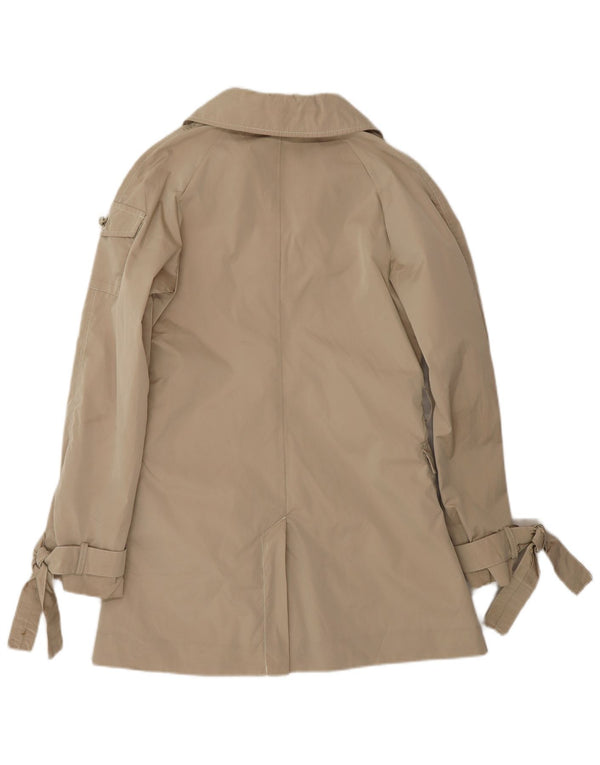 MONCLER Girls Trench Coat 13-14 Years Beige Polyester Classic