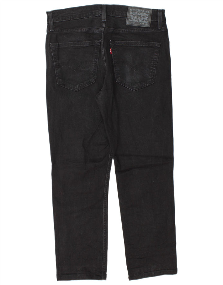 Levi's Mens 511 Slim Jeans W33 L26 Black Cotton