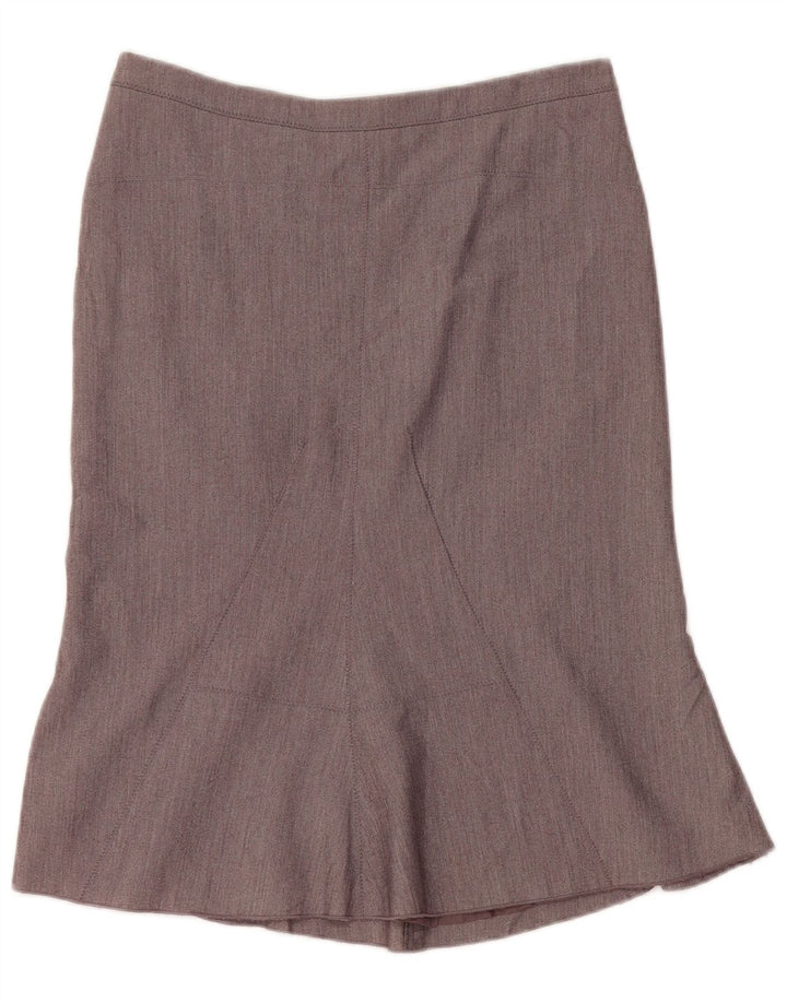 BCBGMAXAZRIA Womens Trumpet Skirt US 0 XS W28  Grey Polyester