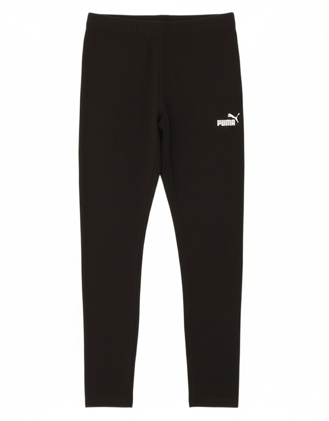 PUMA Womens Leggings UK 14 Large  Black Cotton