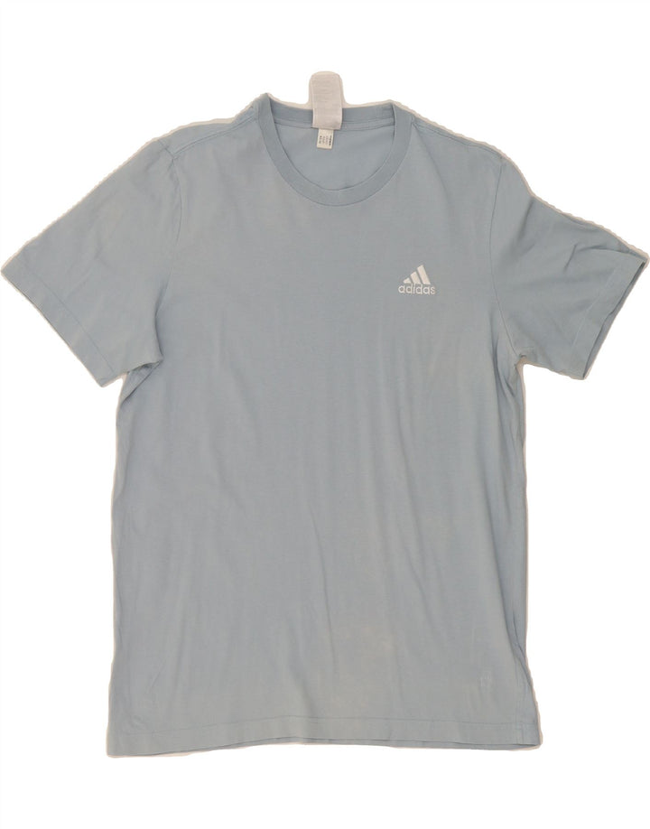 ADIDAS Mens T-Shirt Top Medium Blue Cotton Vintage Adidas and Second-Hand Adidas from Messina Hembry 