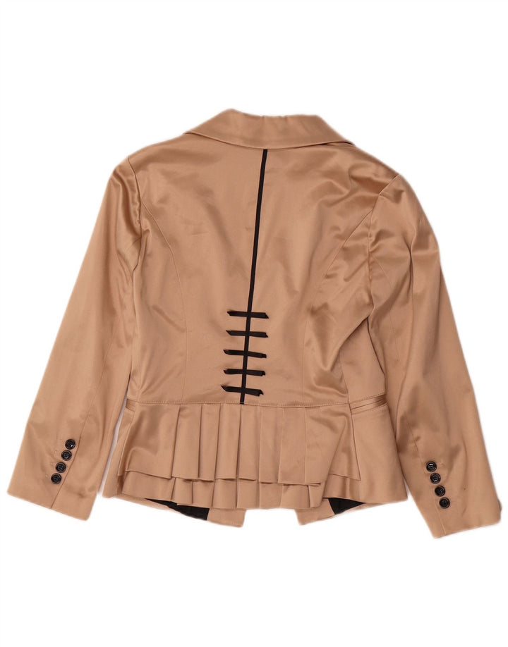 Elisabetta Franchi Womens 2 Piece Set IT 44 Medium Beige Polyester