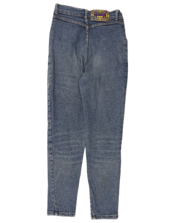 Mash Womens High Rise Skinny Jeans W26 L27 Blue Cotton
