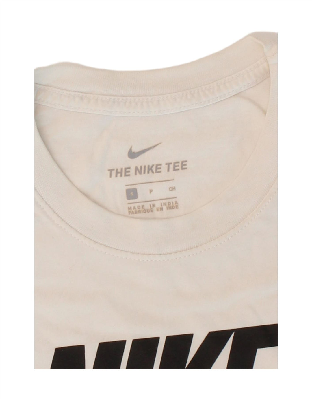 NIKE Mens Graphic T-Shirt Top Small White Cotton Vintage Nike and Second-Hand Nike from Messina Hembry 
