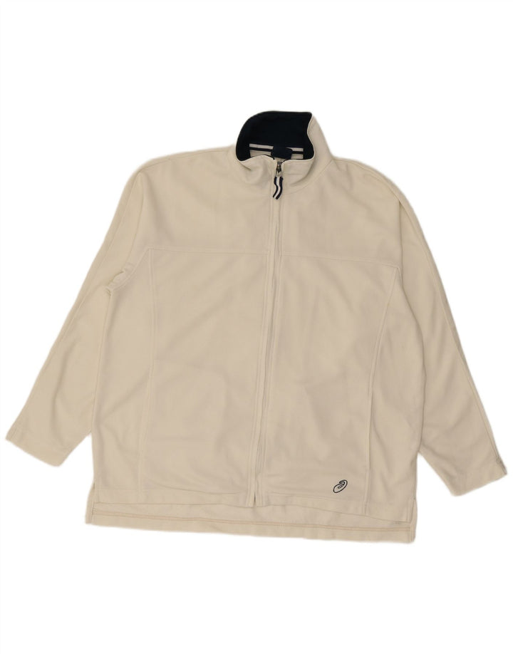 ASICS Mens Tracksuit Top Jacket XL White