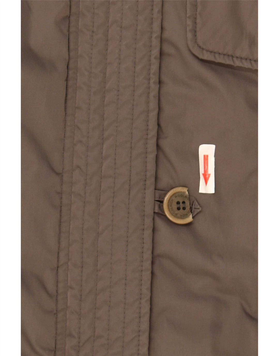 Woolrich Womens Overcoat UK 16 Large Khaki