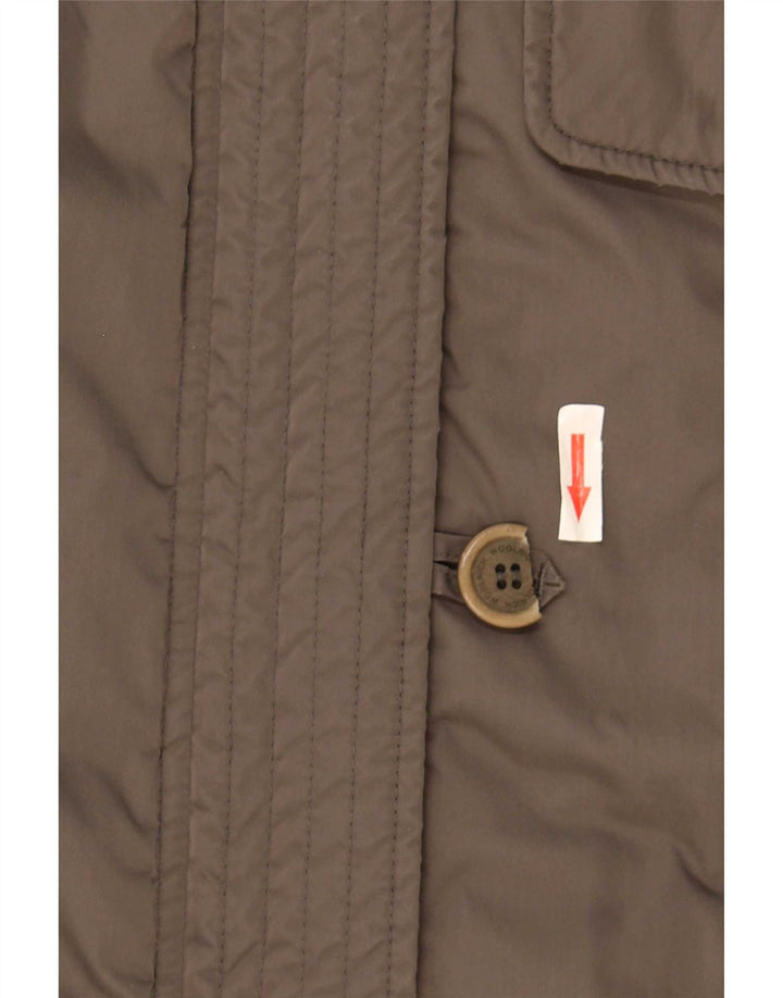 Woolrich Womens Overcoat UK 16 Large Khaki