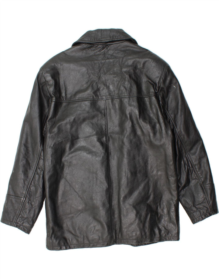 LEGENDARY JACKET 1957 Womens Leather Jacket UK 14 Large Black Leather Vintage Legendary Jacket 1957 and Second-Hand Legendary Jacket 1957 from Messina Hembry 