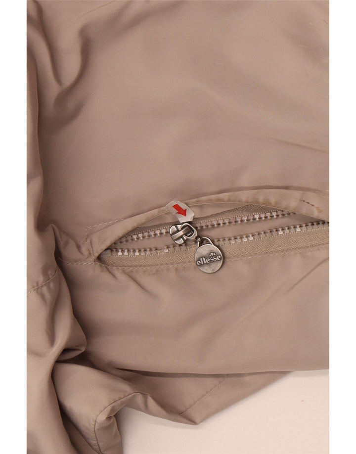 Ellesse Womens Bomber Jacket UK 20 2XL Grey Polyester