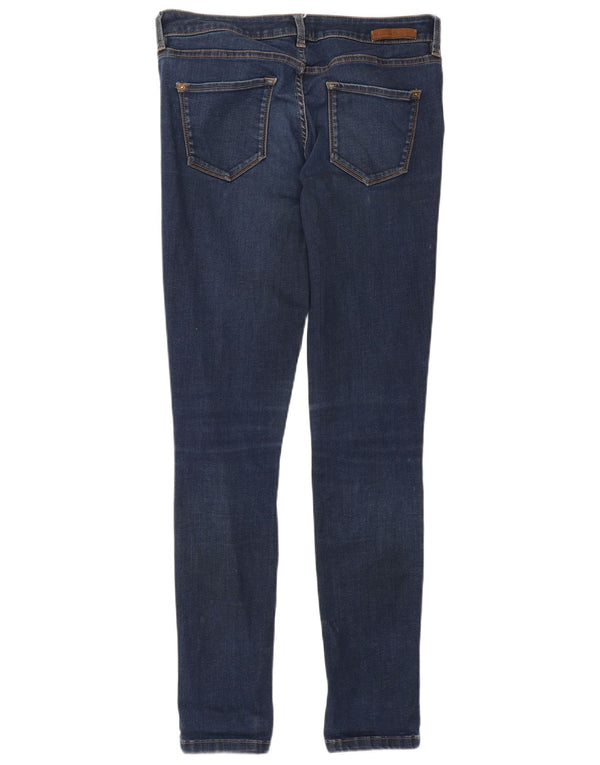 Massimo Dutti Womens Skinny Jeans EU 38 Small W28 L30 Navy Blue Cotton