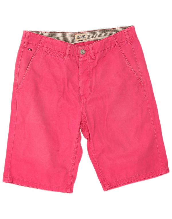 Tommy Hilfiger Mens Chino Shorts W30 Medium Pink Cotton