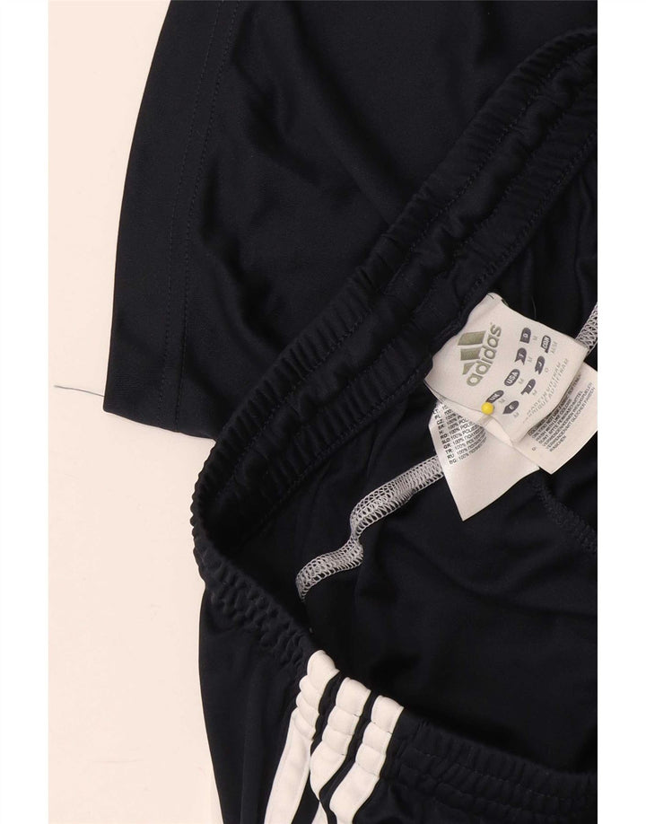 Adidas Womens Sport Shorts Medium Navy Blue Colourblock Polyester