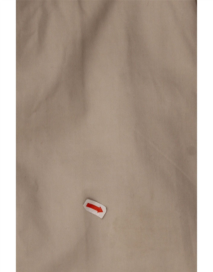 Marks & Spencer Mens Straight Chino Trousers W36 L33 Beige Cotton