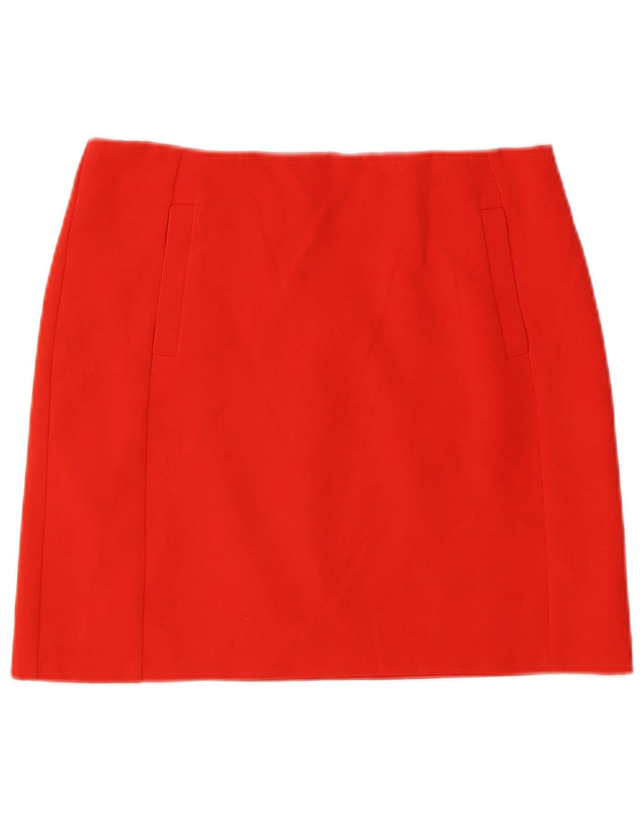 Marks & Spencer Womens Mini Skirt UK 12 Medium W30  Red Polyester