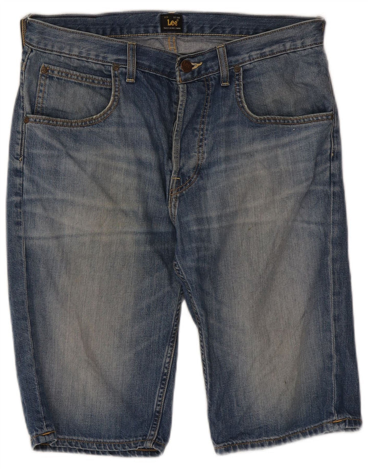 Lee Mens Denim Shorts W31 Medium Blue Cotton
