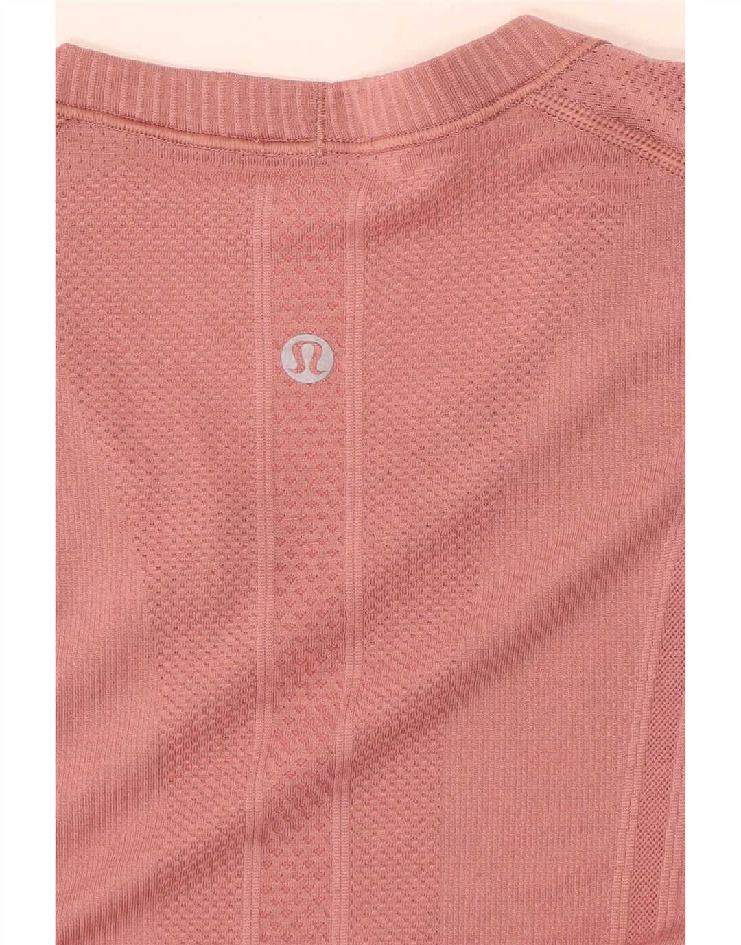 Lululemon Womens Top Long Sleeve UK 12 Medium Pink