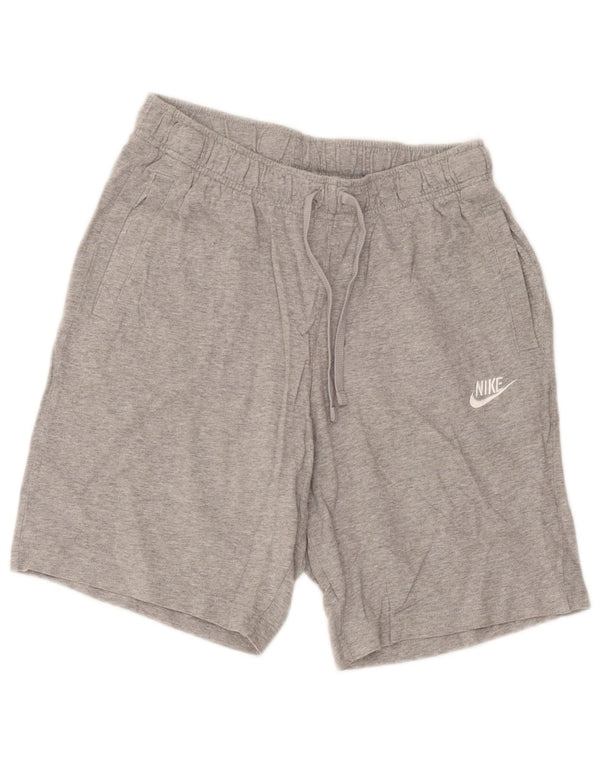 Nike Mens Sport Shorts Small Grey Flecked Cotton