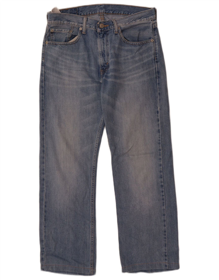 Levi's Mens 505 Straight Jeans W30 L27 Blue Cotton