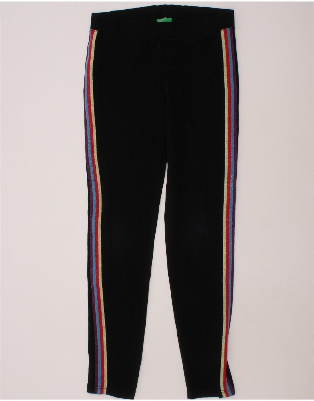 BENETTON Girls Leggings 9-10 Years  Black Vintage Benetton and Second-Hand Benetton from Messina Hembry 