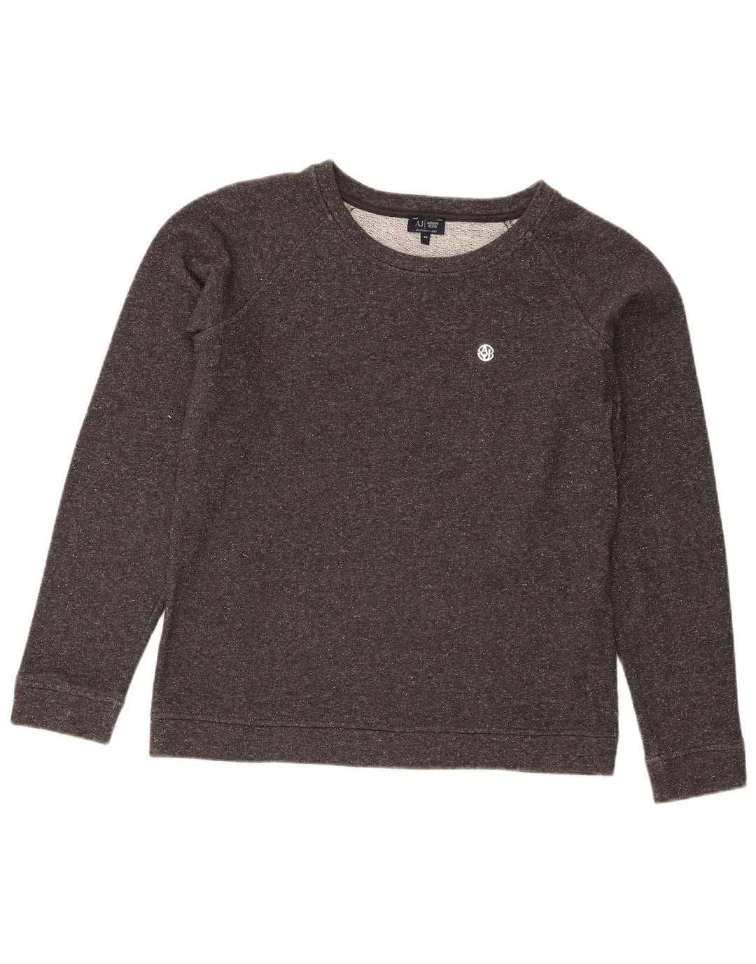 Armani Jeans Womens Sweatshirt Jumper EU 44 XL Grey Cotton