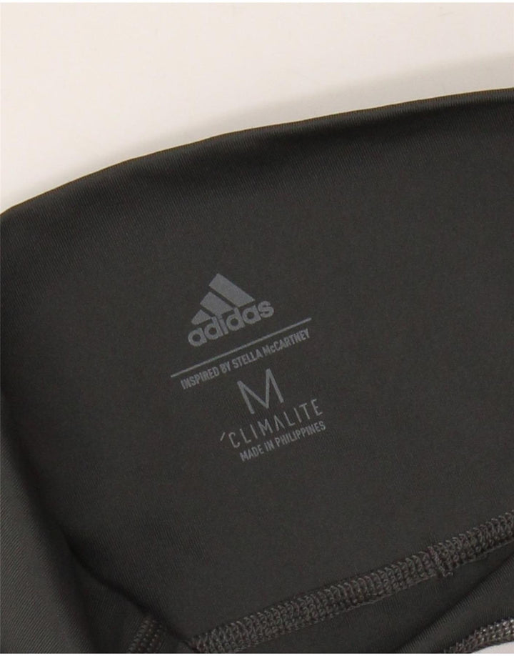 Adidas Womens Climalite Leggings UK 12 Medium  Grey Animal Print