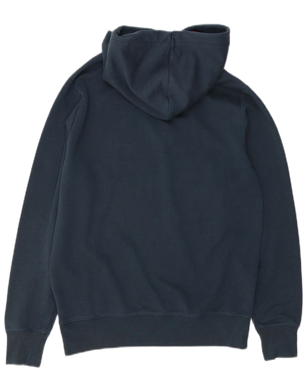 Colmar Mens Graphic Hoodie Jumper Small Navy Blue Cotton