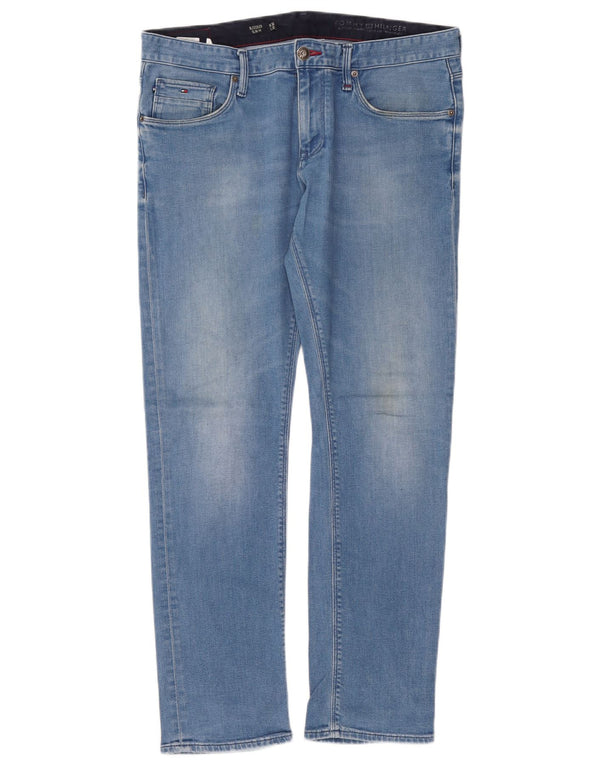 Tommy Hilfiger Mens Bleecker Slim Jeans W36 L32 Blue Cotton