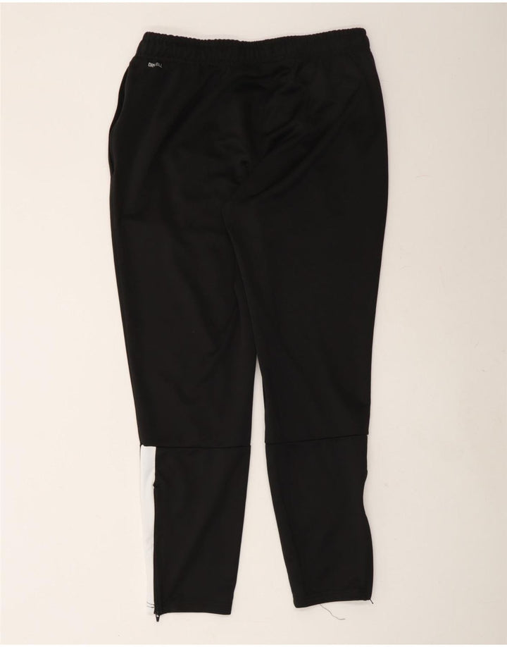 PUMA Mens Tracksuit Trousers Large Black Colourblock Polyester Vintage Puma and Second-Hand Puma from Messina Hembry 