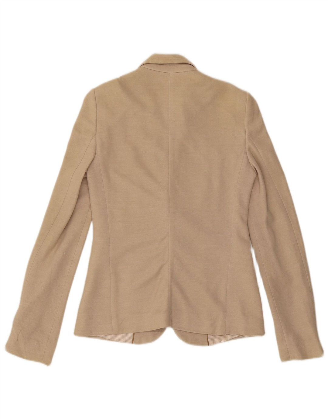 MASSIMO DUTTI Womens 1 Button Blazer Jacket EU 36 XS Beige Viscose