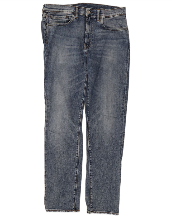 Levi's Mens 511 Slim Jeans W34 L32 Blue Cotton