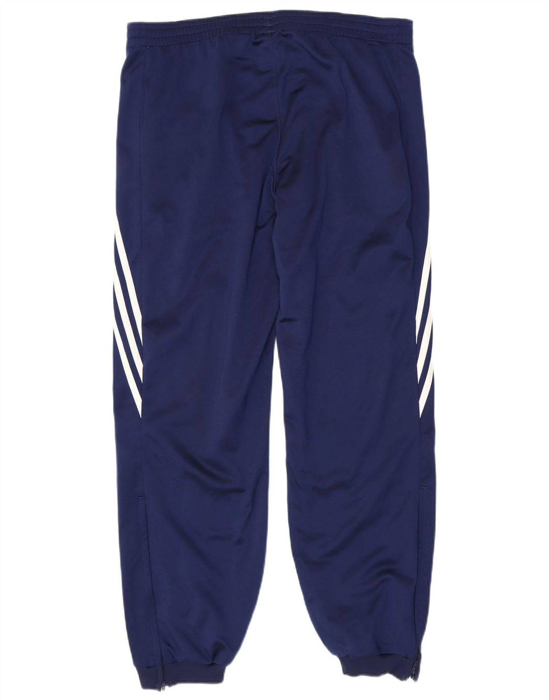 Adidas Mens Tracksuit Trousers Joggers Large Navy Blue Polyester