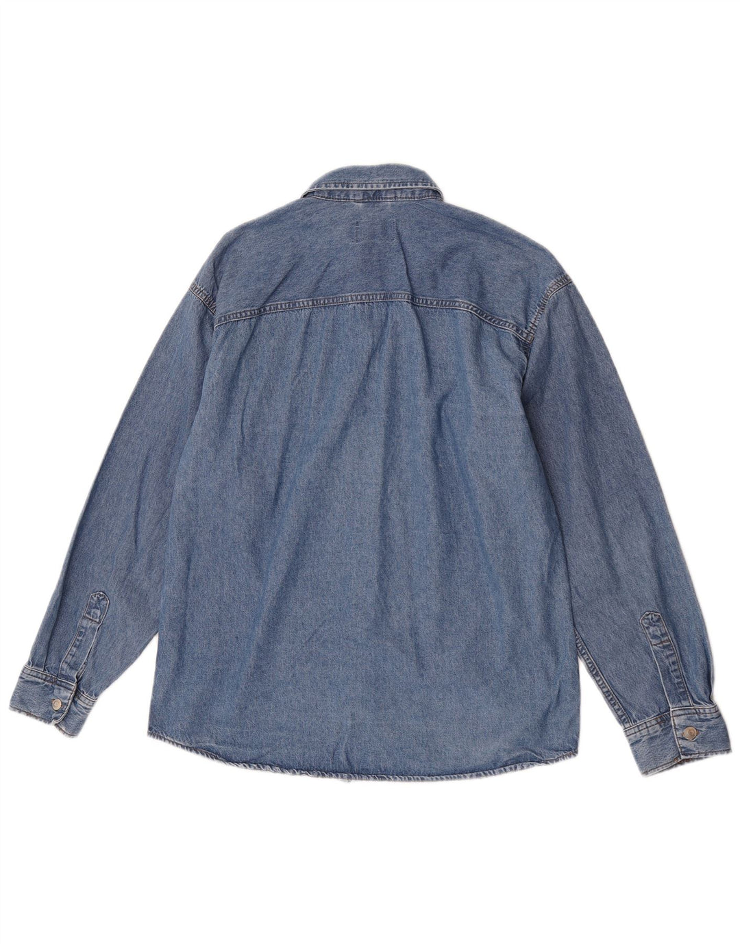 Jack & Jones Mens Denim Shirt Large Blue Cotton