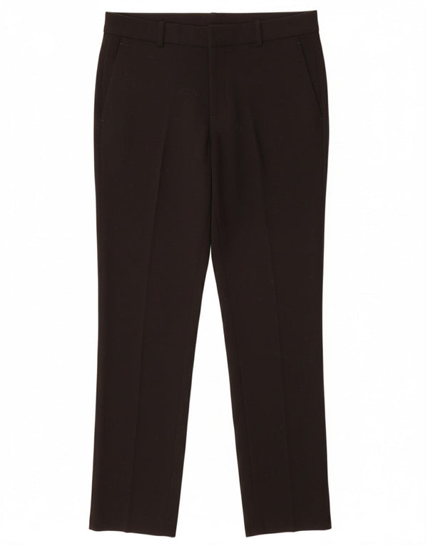 DKNY Womens Slim Chino Trousers US 6 Medium W32 L29 Black Polyester