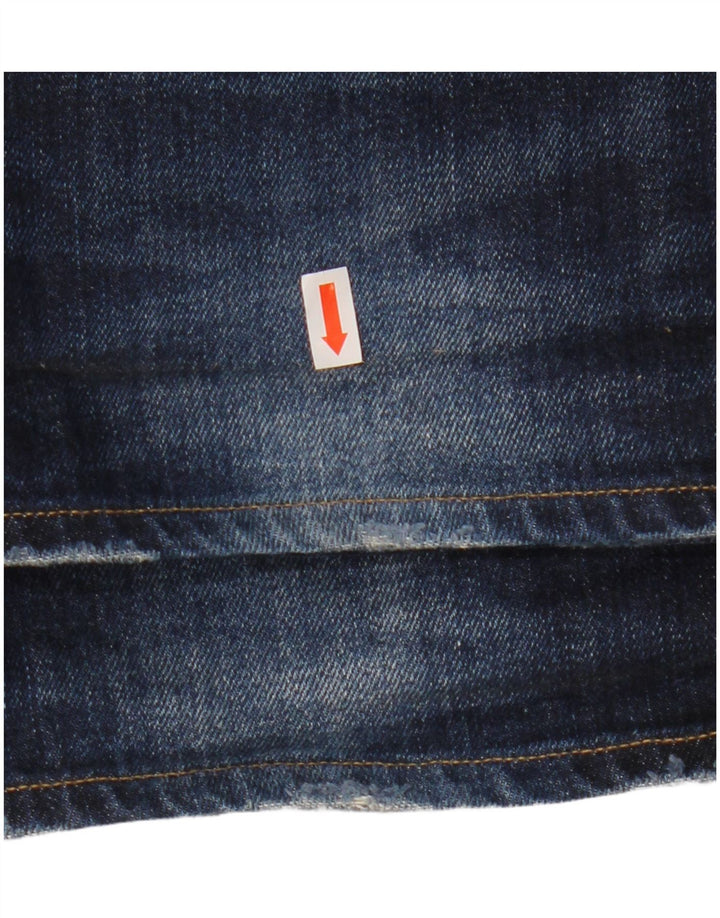 G-Star Mens Slim Jeans W34 L34 Blue Cotton