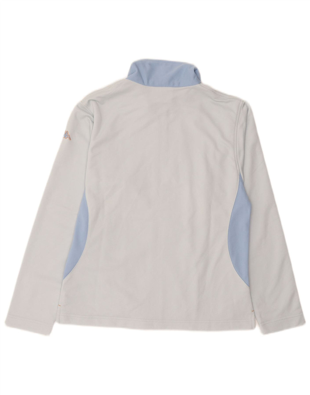 KAPPA Womens Tracksuit Top Jacket UK 16 Large Blue Colourblock Polyester