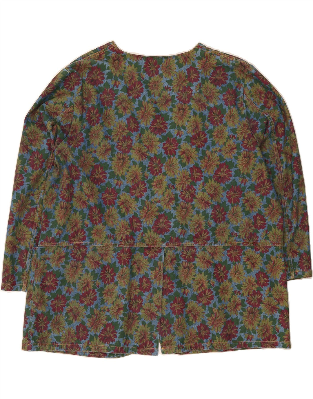 VINTAGE Womens 1 Button Blazer Jacket UK 20 2XL Multicoloured Floral Vintage Vintage and Second-Hand Vintage from Messina Hembry 